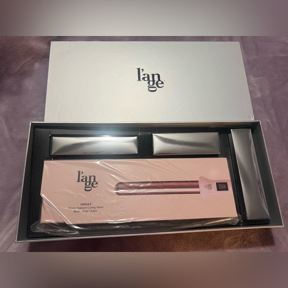 L'ange Onduli 25mm Titanium Curling Wand Set